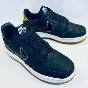 NIKE AIR FORCE ‘07 ‘Black Pure Platinum